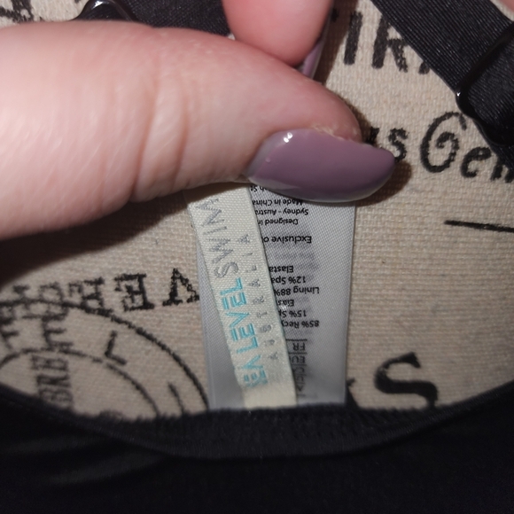 Sea Level Swim Women's Black One-Piece - Picture 3 of 6